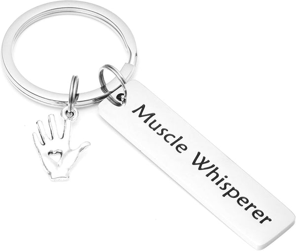 Kivosliviz Massage Therapist Gifts for Women - LMT Gifts & Massage Therapy Accessories Keychain