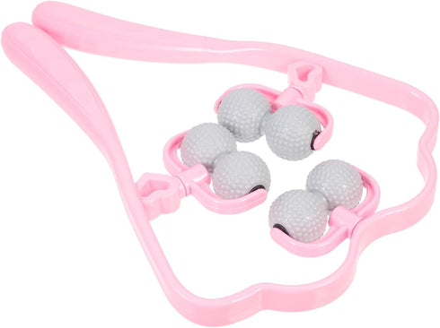 ORFOFE Handheld Manual Neck Massager with Six Firm Balls for Targeted Shoulder