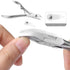 JTIEO 12-Piece Toenail Clippers Set - Heavy Duty Ingrown Toenail Removal Kit with Silver Finish
