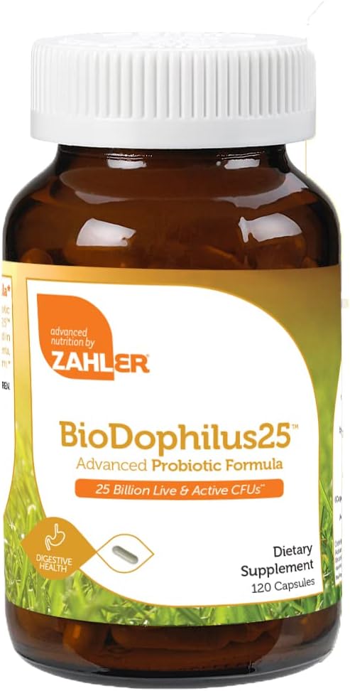 Advanced Nutrition by Zahler Probiotic Nutritional Supplement Capsules, 25 Billion Live Culture, 120 Capsules
