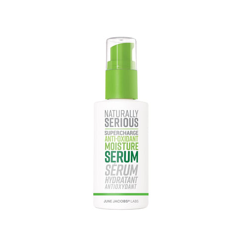 Supercharge Anti-Oxidant Moisture Serum by Naturally Serious | Hydrating Face Serum with Hyaluronic Acid for Dry Skin