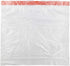 Clear Drawstring Garbage Bags, Kitchen Trash Bags, 240 Bags (4 Rolls, 3 Gallon)