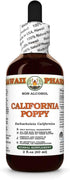 HawaiiPharm California Poppy Alcohol-Free Liquid Extract, Nervous System Calming Support, Glycerite 2 fl.oz