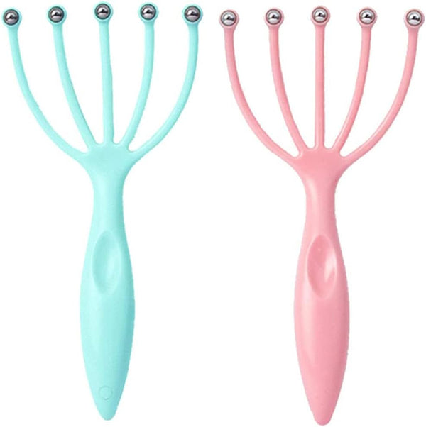 Scalp Massager, 2PCS Handheld Claw Head Massager for Deep Relaxation & Stress Reduction at Home