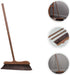 UNOMOR Handmade Soft Wood Broom, Long Handle for Dust Removal, Kitchen Cleaning, Patio, and Floor Brush