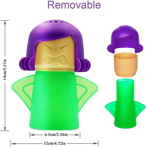 Microwave Cleaner - Steam Cleans Crud in Minutes with Vinegar and Water for Kitchen Gifts (Color Random)