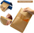 Resealable Brown Paper Stand Up Pouches with Window, 50Pcs 5.5"x7.8" Zip Lock Coffee Packaging, Kraft Candy Bags for