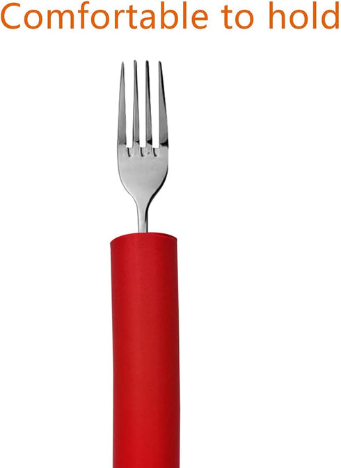 Foam Grip Tubing (6 Pack), Foam Tubes Grip Aid for Utensils, Cutlery Padding Handle for Disabled and Elderly