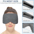 SUWEISHI 2 Pack Ultra Soft 100% Cotton Sleep Mask, Adjustable Strap, Comfortable Blindfold for Travel, Blocks Light