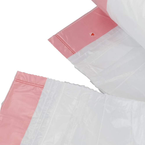 Hespama 2.6 120 Counts, Gallon Small Trash Bags Drawstring, White Bathroom Garbage Can Liners