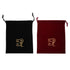 OSALADI Travel Blow Dryer Bags, 2 Pack Flannel Drawstring Storage Bag for Hairdryer and Styling Tools