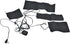 USB Electric Heated Cloth, 4 in 1 Jacket Heating Pad Kit, Adjustable Temperature Warmer Tool for Pain Relief.