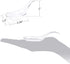 Kingrol 200 Disposable Plastic Appetizer Spoons for Desserts, Soups, Sushi, Dipping Sauces