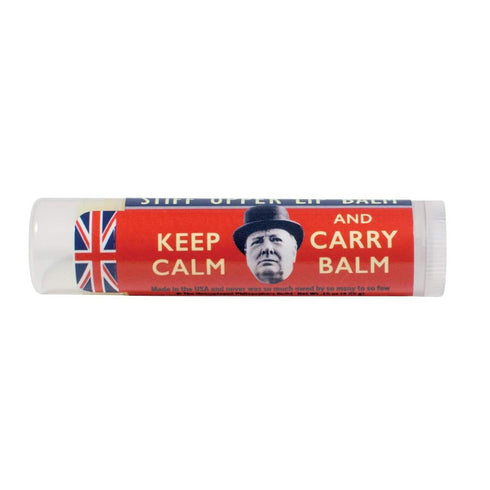 Winston Churchill Stiff Upper Lip Balm, Peppermint Flavored - Cruelty-Free, Natural Ingredients Made in the USA