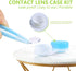 KISEER 24 Pack (4 Colorful Cute Contact Lens Case Bulk Box Holder Container Soak Storage Kit Color)