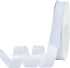 TONIFUL 7/8 Inch x 100 Yards White Satin Ribbon, Thin Solid Fabric Ribbons for Gift Wrapping, DIY Crafts, Invitations