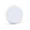 Jerdon Clear Portable Makeup Mirror - 9-Inch Diameter with Suction Cups and Vinyl Travel Case - 5X Magnification - JSC5