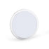 Jerdon Clear Portable Makeup Mirror - 9-Inch Diameter with Suction Cups and Vinyl Travel Case - 5X Magnification - JSC5