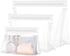 PACKISM Leak Proof Clear Toiletry Bag, TSA Approved with Reinforced Seams, Reusable Clear Travel Bags for Toiletries