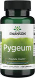 Swanson Pygeum, Herbal Supplement for Male Prostate Health, Bladder, Urinary Tract Support, 100 Capsules