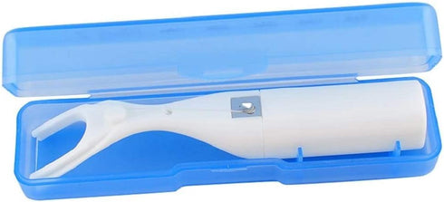 Dental Floss Holder with 50 Meter Waxed Floss for Plaque Removal, Advanced Care Flossers, Dental Oral Care.