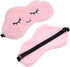 HappyDaily Beautiful and Comfortable Sleep Masks - Set of 3 (Cloud - Pink/Blue/White)