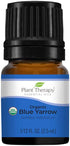 Plant Therapy Organic Blue Yarrow Essential Oil 2.5 ml (1/12 oz) 100% Pure, Therapeutic Grade