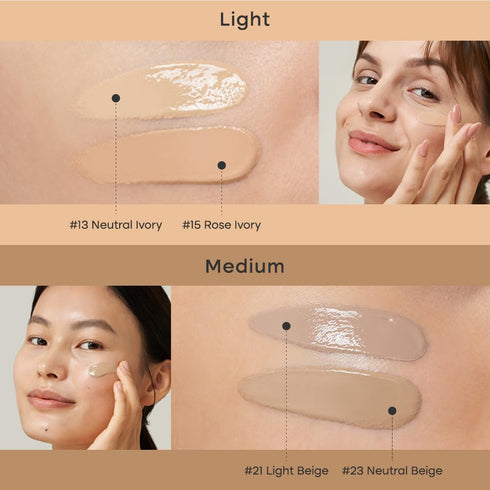 PURITO Cica Clearing BB Cream #21 Light Beige, 1 fl.oz / 30ml, Vegan Tinted BB Cream