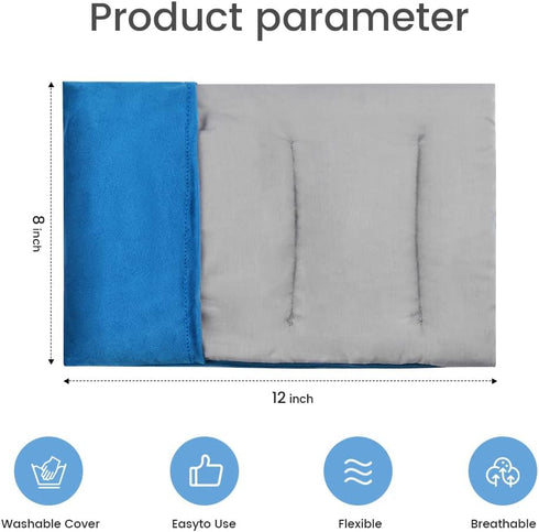 Heating Pad Microwavable with Washable Cover - 8 x 12 Multipurpose Microwave Heating Pad for Neck and Shoulders