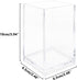 3 Pack Clear Acrylic Cosmetic Pencil Pen Holder Cup, Clear Makeup Brush Holder, Desk Acrylic Brushes Storage by Newkita