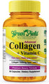 Greenfield Nutritions Halal Collagen Peptides - 1500 mg Type I & III with 300 mg Vitamin C for Hair, Skin, Nails &