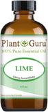 Lime Essential Oil 4 oz 100% Pure Undiluted Cold Pressed from Fresh Lime Peel - Great for Aromatherapy Diffuser,