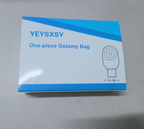 YEYSXSY 60mm 10PCS Urostomy Supplies Medicals Drainable Pouch Ostomy Stoma Bags One Piece System Cut-to-FitMax Cut
