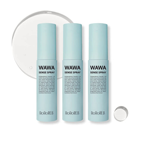 ROROBELL Wawa Sense Spray Oral Care Mouth Freshener, Fights Bad Breath (1/3 Fl Oz, Pack of 3)