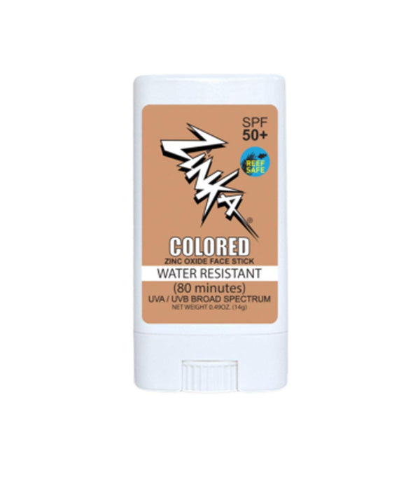 Zinka Sunscreen SPF 30 - All Natural Vegan Mineral Face Stick, Light Beige