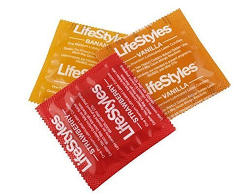 Lifestyles Luscious Flavors Assorted Variety Lubricated Latex Condoms [Variety to your love