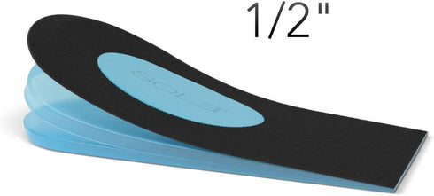 SOL3 Quick Lifts - Adjustable Orthopedic Heel Lift Insert for Leg Length Discrepancy, Foot Pain Relief & Achilles
