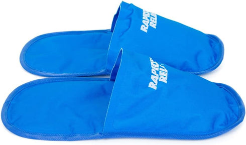 Rapid Relief Hot and Cold Therapy Slippers for Swollen and Painful Feet - Fast and Effective Relief for pain associated