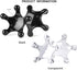 Price Xes 2 Pack 5 Trigger Point Massage Tools, Easier Grip Star Shaped Legged Pressure Point Handheld Massage Tool