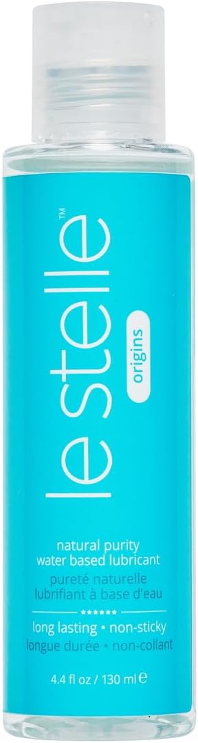 Le Stelle 10 Oz +4.4 Oz Origins Water-Based Personal Lubricant, Silly Smooth & Unscented, Condom & Toy Safe
