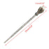 yueton Pack of 2 Vintage Rhinestone Pearl Hair Stick, Vintage Hair Chopsticks Hairpin Chignon Pin (Coffee)