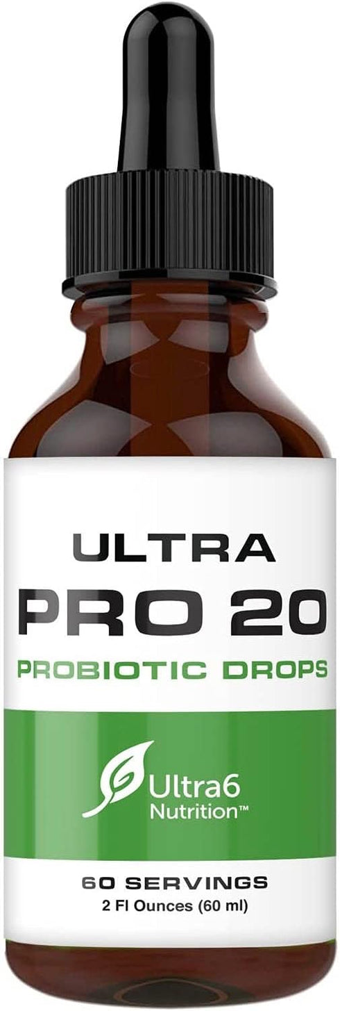 Probiotics for Women, Men, and Kids, 20 Strain Liquid Supplement for Digestive & Gut Health