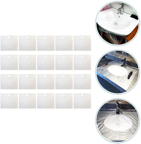 minkissy Mens Stocking Stuffers, 20pcs Beard Hair Catcher for Buzzing & Trimming Disposable Sheets