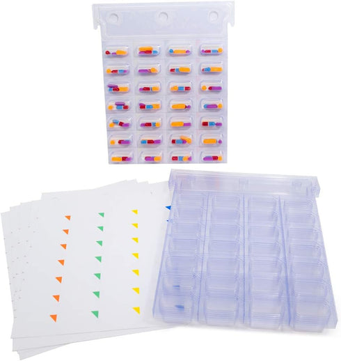 Medication Controlled Unit Dose Blister Pack System, Cold Seal, 6 Pack - XL, Easy Single Dose Removal