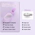 VPOOZZ 2 Pack Urine Cups for Ovulation & Pregnancy Tests Reusable Pee Cup Collapsible Specimen Container Urine Sample