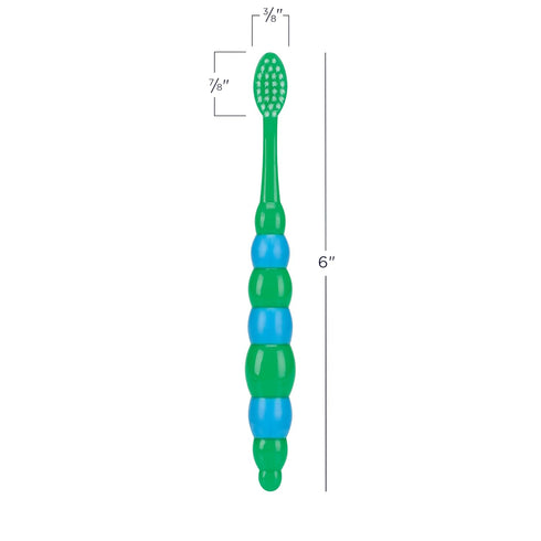 SmileGoods Y263 Child Toothbrush, 26 Tuft, Bubble Grip, Assorted Colors, Bulk Pack of 72