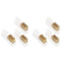 KALLORY 6pcs Brush, Home Wire Metal Head Accessories for Manicure Cleaning Bits Tools, Copper Trimming Nail Bit Drill