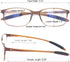 4 Pack Computer Blue Light Blocking Reading Glasses, Flexible Lightweight Anti Eyestrain Portable Readers for Women Men