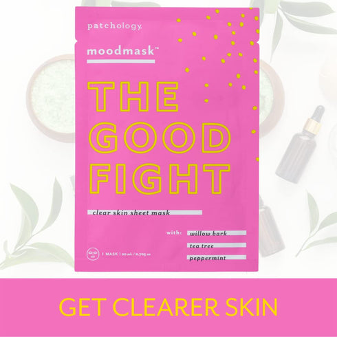 Patchology Moodmask The Good Fight Facial Sheet Mask, Men and Women, Moisturizing and Hydrating (1 Count)