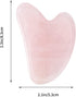rosenice Gua Sha Jade Stone Tools - Guasha Tool for Face Skincare, Acupuncture, and Muscle Tension Relief